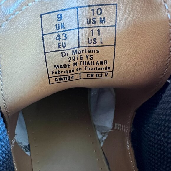 Dr Martens 2976 YS chelsea boots smooth white leather mens 10 womens 11 docs - Picture 13 of 13